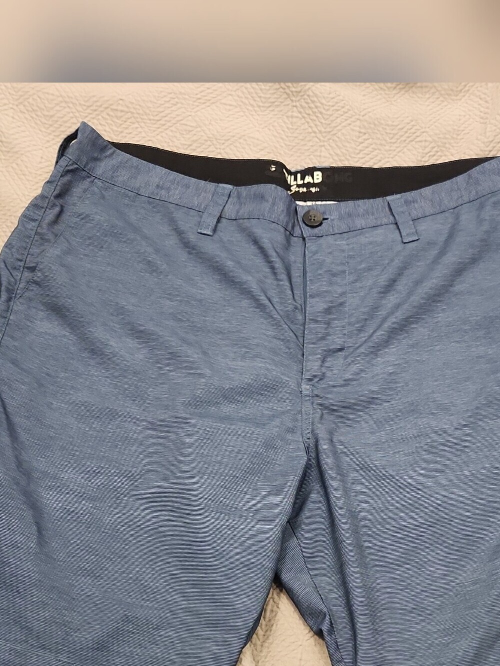 Billabong Men's Heathered Blue Chino Shorts